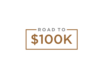 Road to $100K logo design by bricton