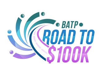 Road to $100K logo design by DreamLogoDesign