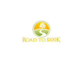 Road to $100K logo design by Greenlight