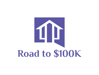Road to $100K logo design by N3V4