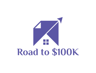 Road to $100K logo design by N3V4