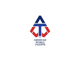Americas World Talents logo design by Soufiane