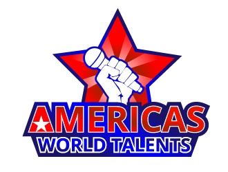Americas World Talents logo design by logographix