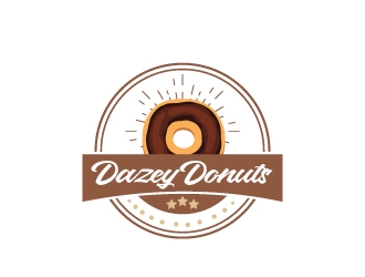 Dazey Donuts logo design by sanstudio