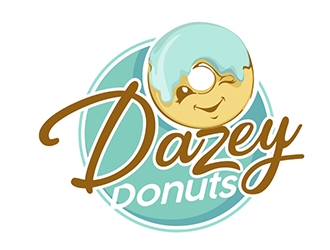 Dazey Donuts logo design by veron