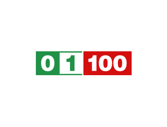 0 1 100 logo design by GemahRipah