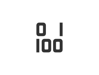 0 1 100 logo design by salis17