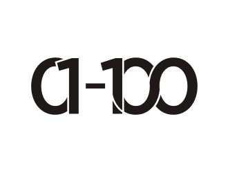 0 1 100 logo design by rief