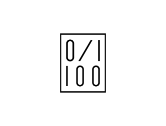 0 1 100 logo design by checx