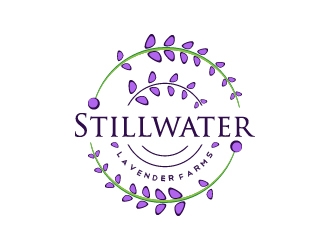 Stillwater Lavender Farms logo design by Norsh