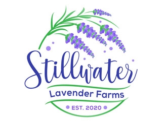 Stillwater Lavender Farms logo design by DreamLogoDesign