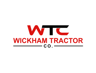 Wickham Tractor Co. logo design by johana