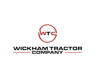 Wickham Tractor Co. logo design by logitec