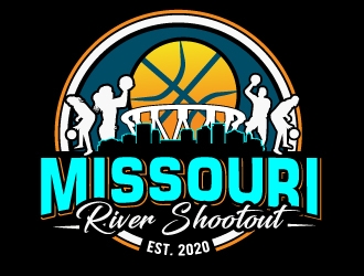 Missouri River Shootout logo design by Suvendu