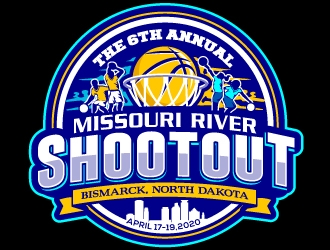 Missouri River Shootout logo design by Suvendu