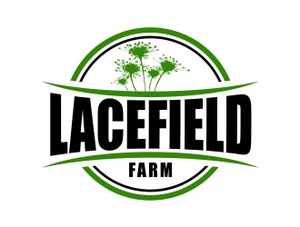 Lacefield Farm logo design by Girly