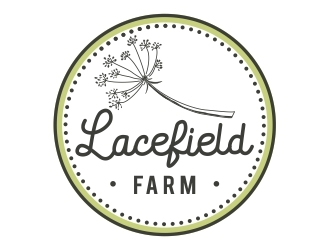 Lacefield Farm logo design by Mardhi