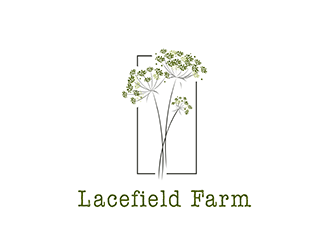 Lacefield Farm logo design by logolady