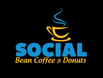 Social Bean Coffee & Donuts logo design by AamirKhan
