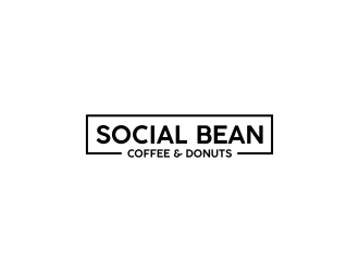 Social Bean Coffee & Donuts logo design by RIANW