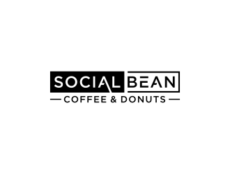 Social Bean Coffee & Donuts logo design by checx