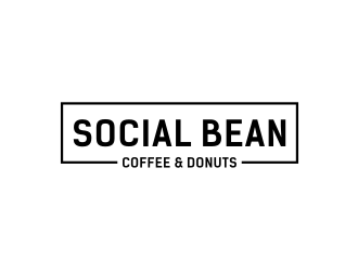 Social Bean Coffee & Donuts logo design by asyqh