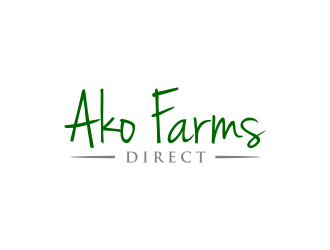 ako farms direct logo design by ammad