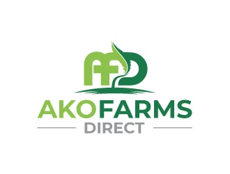 ako farms direct logo design by zinnia