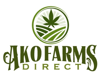 ako farms direct logo design by AamirKhan