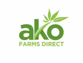 ako farms direct logo design by agus