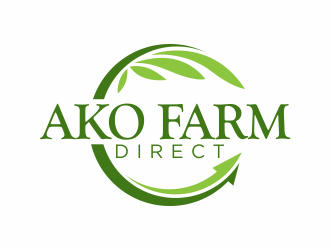 ako farms direct logo design by agus