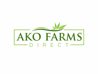 ako farms direct logo design by agus