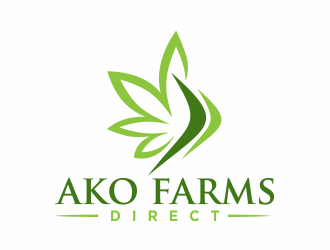 ako farms direct logo design by agus