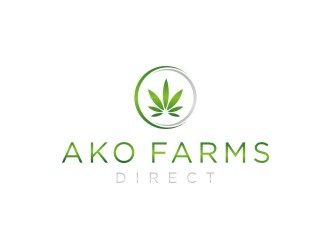 ako farms direct logo design by sabyan