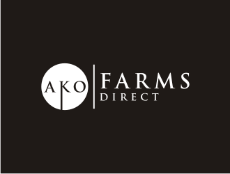 ako farms direct logo design by bricton