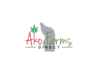 ako farms direct logo design by oke2angconcept