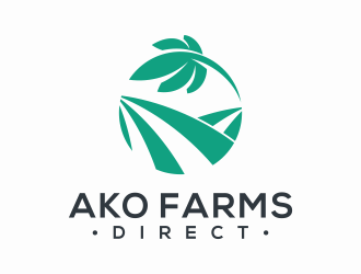 ako farms direct logo design by .:payz™