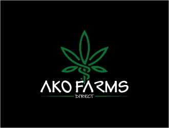 ako farms direct logo design by Fear
