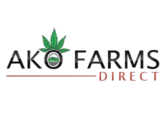 ako farms direct logo design by gilkkj