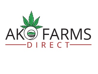 ako farms direct logo design by gilkkj