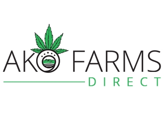 ako farms direct logo design by gilkkj