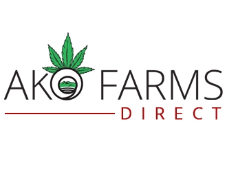 ako farms direct logo design by gilkkj
