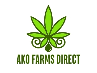 ako farms direct logo design by b3no