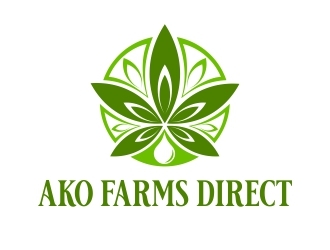 ako farms direct logo design by b3no