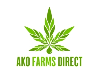 ako farms direct logo design by b3no