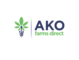 ako farms direct logo design by YONK