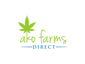 ako farms direct logo design by logitec