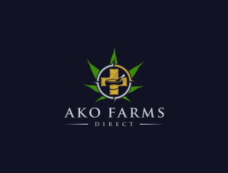 ako farms direct logo design by goblin