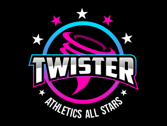 Twisters / Twister Athletics All Stars  logo design by ingepro
