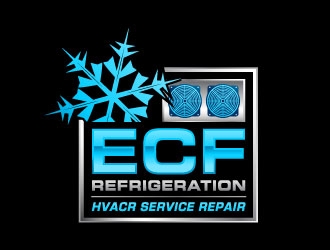 ECF REFRIGERATION logo design by J0s3Ph